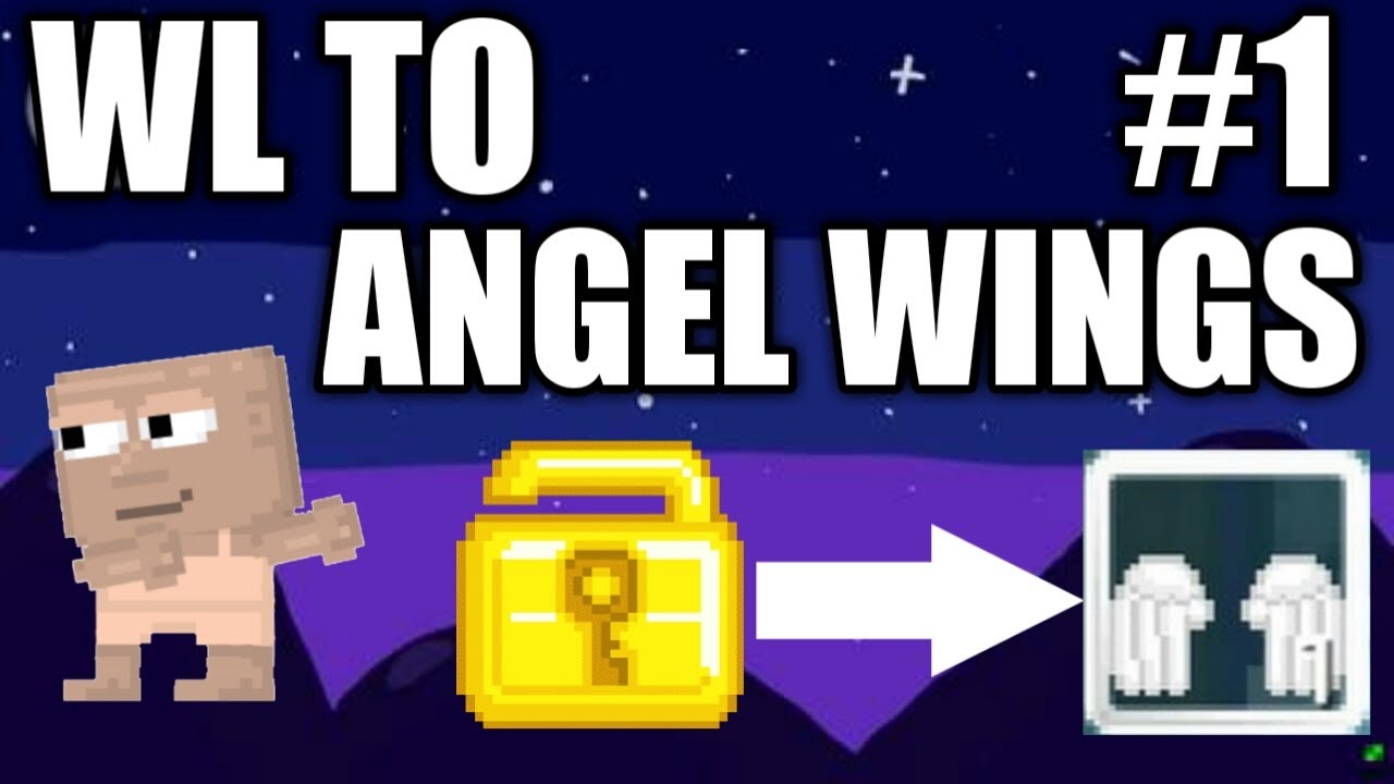 [ Growtopia ] WL To Angel Wings 1 Growtopia 14 YouTube
