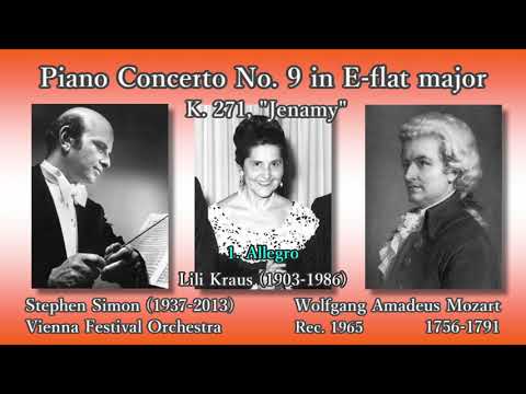Mozart: Piano Concerto No. 9, Kraus & Simon (1965