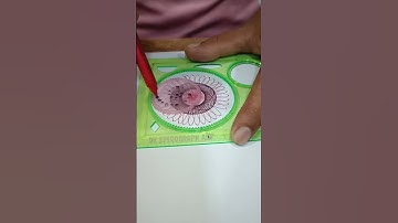 Beautiful Design spirograph Draw #spirograph #art #trending #shorts #500subs #craft #diy #drawing
