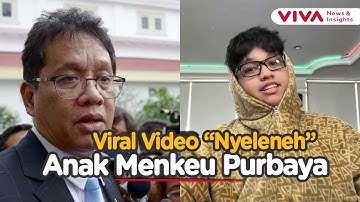 Viral Video Anak Menkeu Purbaya 