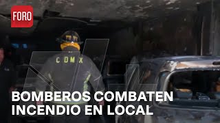 Fuerte incendio en la colonia Moctezuma, CDMX - Expreso de la Mañana