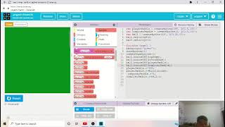 ping pong game coding ( part 2 ) in hindi in code.org || ping pong game devloper (part 2 ) code .org