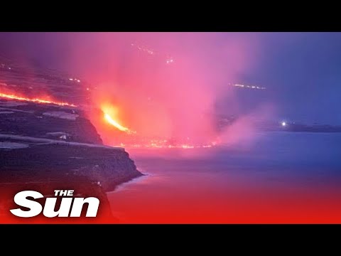 Live: La Palma volcano tracker as new lava streams destroy homes.