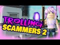 Catching Scammers Trying to Steal Smelters in Roblox Islands PART 2!