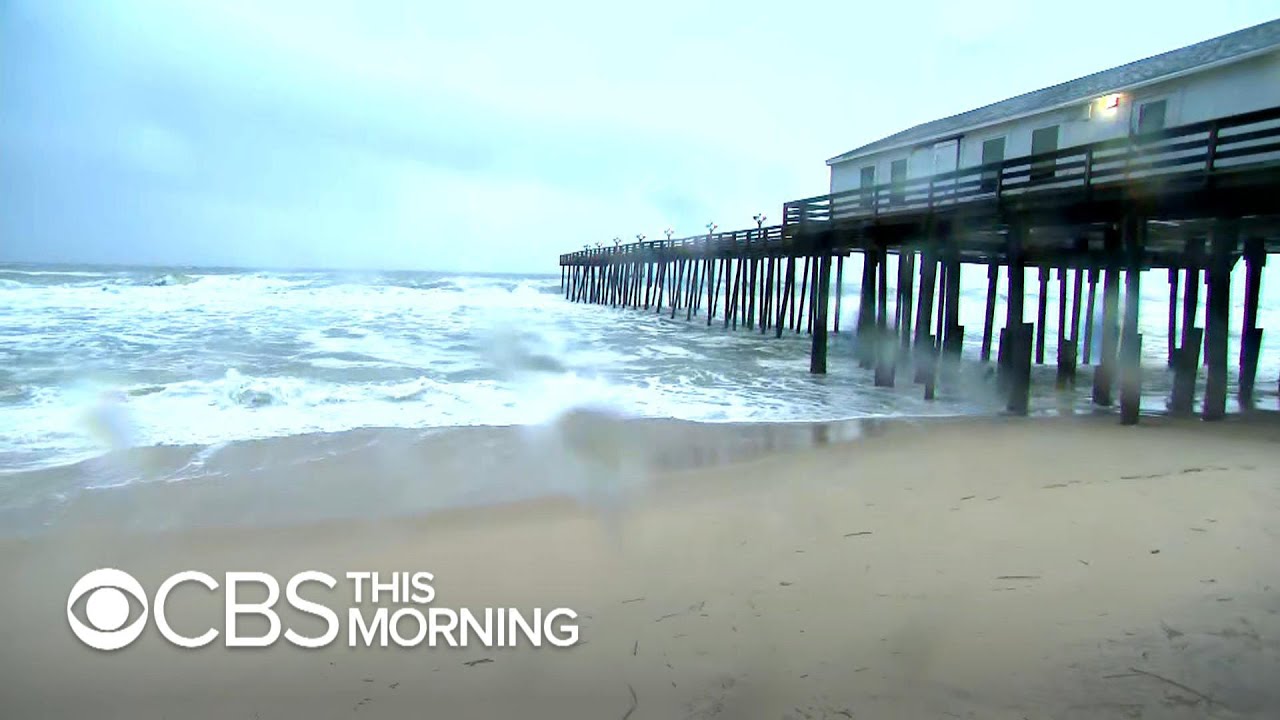 North Carolina's outer banks prepare for a potential direct hit from