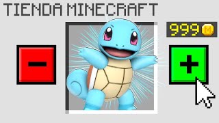 Paso Minecraft pero Puedo COMPRAR CUALQUIER ITEM de POKEMON 💰🤑