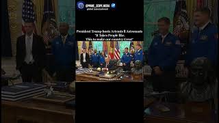 President Trump hosts Artemis ll Astronauts.#global#trump#newsupdate#trumpnews#news#usa#usashorts