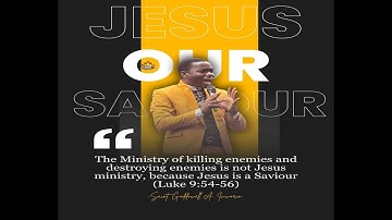 The ministry of killing enemies is not Jesus ministry