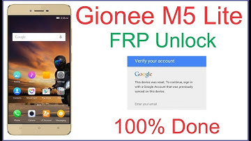 Gionee M5 Lite Google Account Verification || Google Unlock Gmail reset bypass