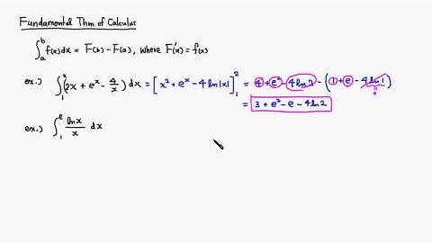 5.4.3 Fundamental Theorem of Calclus