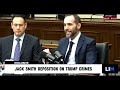 Jack Smith deposition on Trumps crimes. (Highlights)