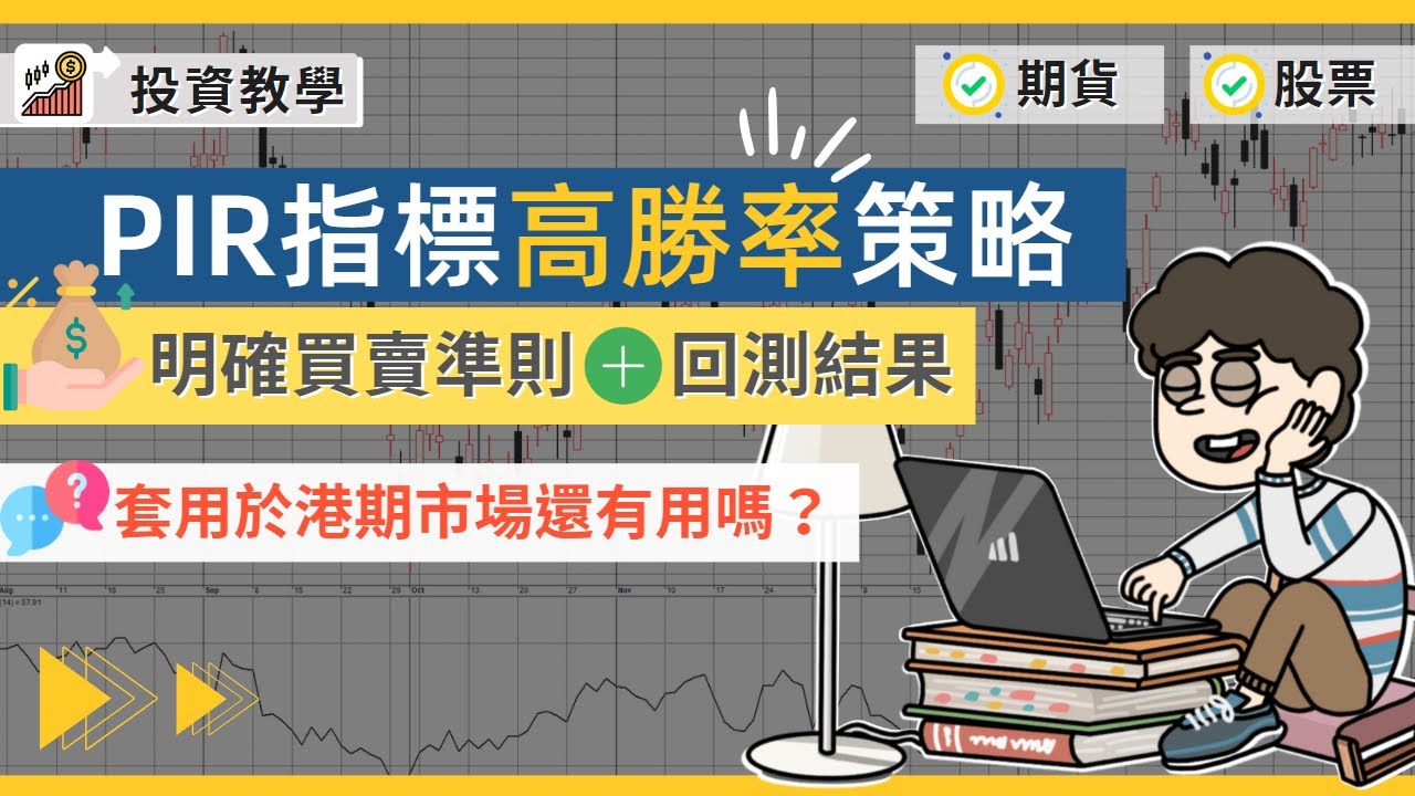 [交易策略]PIR指標高勝率策略︱傳統策略於全球49個市場、數百隻「美股」有效獲利｜套用於港期市場還有用嗎？｜歷史數據回溯測試結果