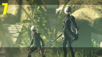 Nier Automata: Part 7 [Route A] - 2B in the Forest Kingdom