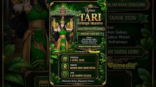 LIVE UJIAN TARI SERIMPI OLEH SANGGAR SABDA PALON NAYA GENGGONG l BINAAN YAYASAN GEDUNG GURU THN 2026