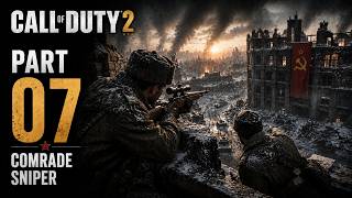Call of Duty 2 4K UHD Gameplay Walkthrough Part 7 (Comrade Sniper)