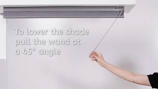 Luxaflex® Duette® Bottom Up Shades with Ultraglide® Operation