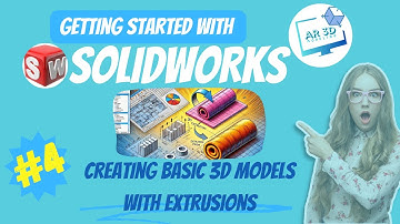 Creating Basic 3D Models with Extrusions 🔲 | SolidWorks Basics for Beginners Ep.4🚀