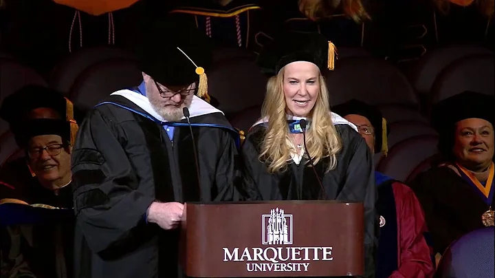 Jeannie and Jim Gaffigan Commencement Address at M...