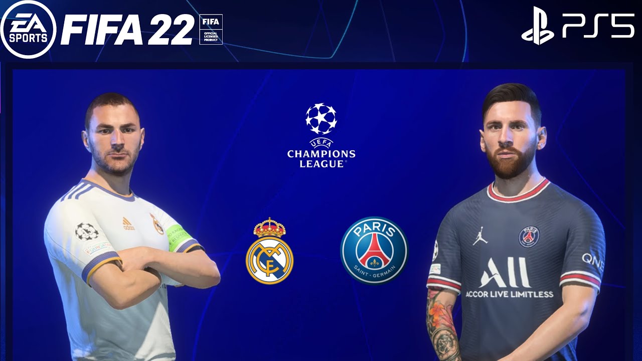FIFA 22 PS5 Real Madrid Vs PSG UEFA Champions League YouTube