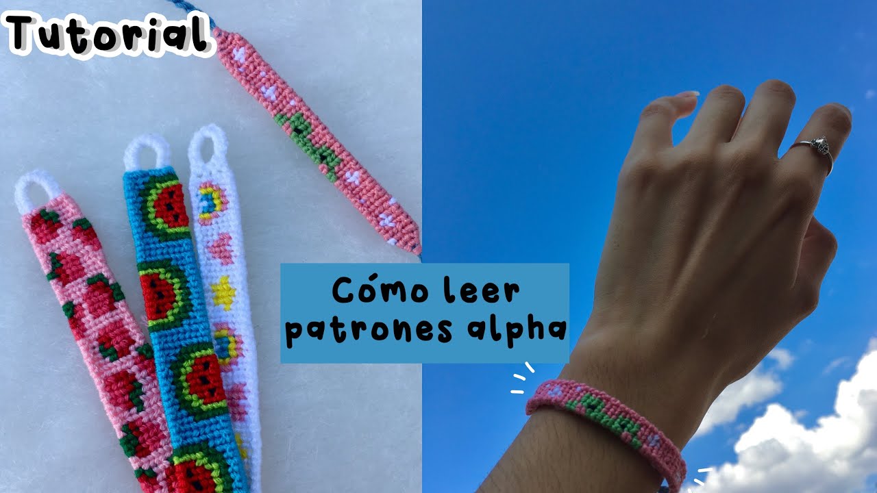 Letras para Pulseras de Hilo Con Nombre, Patrones, Patrón