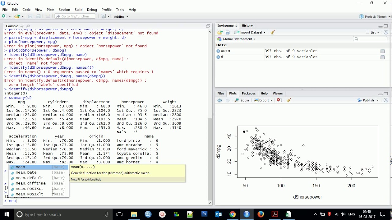 Function in r