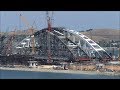 Строительство Керченского моста (июль, 2017).