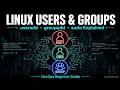 Linux Users & Groups Management | useradd passwd groupadd Explained | DevOps Beginners #linux