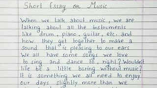 my favorite music essay