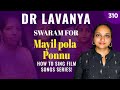  swaram for mayil pola  bhavatharani  ilayaraja  carnatic notes  dr lavanya