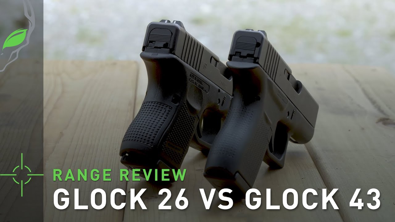 glock sub compact pistol 9mm