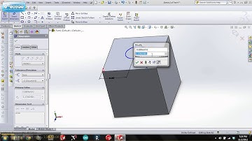 Cube Tutorial SolidWorks