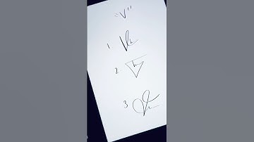 Signature Ideas for “V” Names #handwriting #letra #art #v #signature