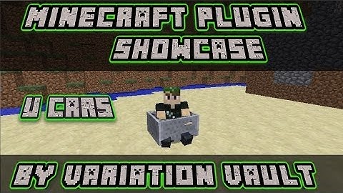 Minecraft Bukkit Plugin - u Cars - Drive minecarts with coal!