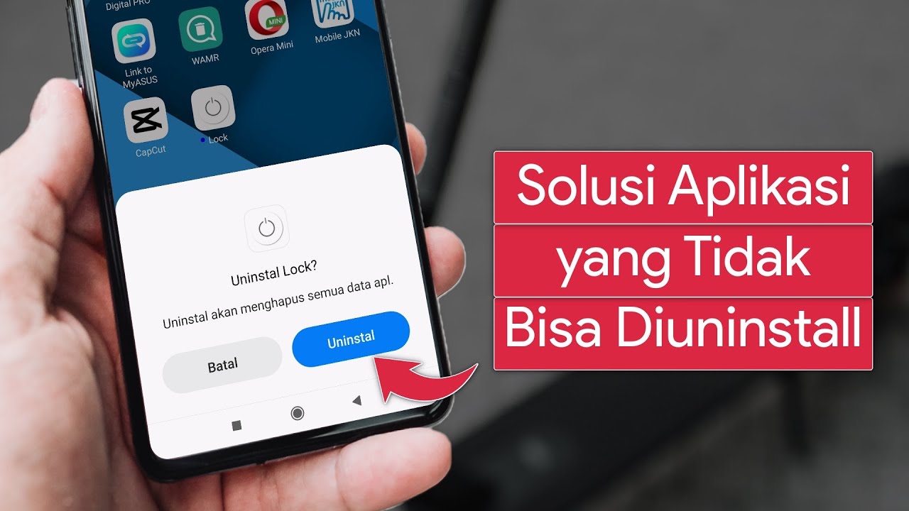 Cara Uninstall Aplikasi yang Tidak Bisa Diuninstall di Android - YouTube