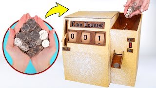 كيف تصنع آلة كرتونية لعد العملات