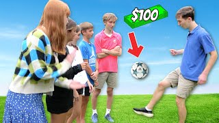 Beat Us at Trick Shots, Win $100 by That's Amazing 2 626,350 views 1 year ago 7 minutes, 23 seconds