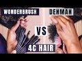 EZ DETANGLER VS. DENMAN REVIEW | 4C HAIR