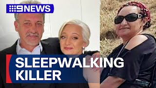 Woman who stabbed husband to death while sleepwalking has charges dropped | 9 News Australia