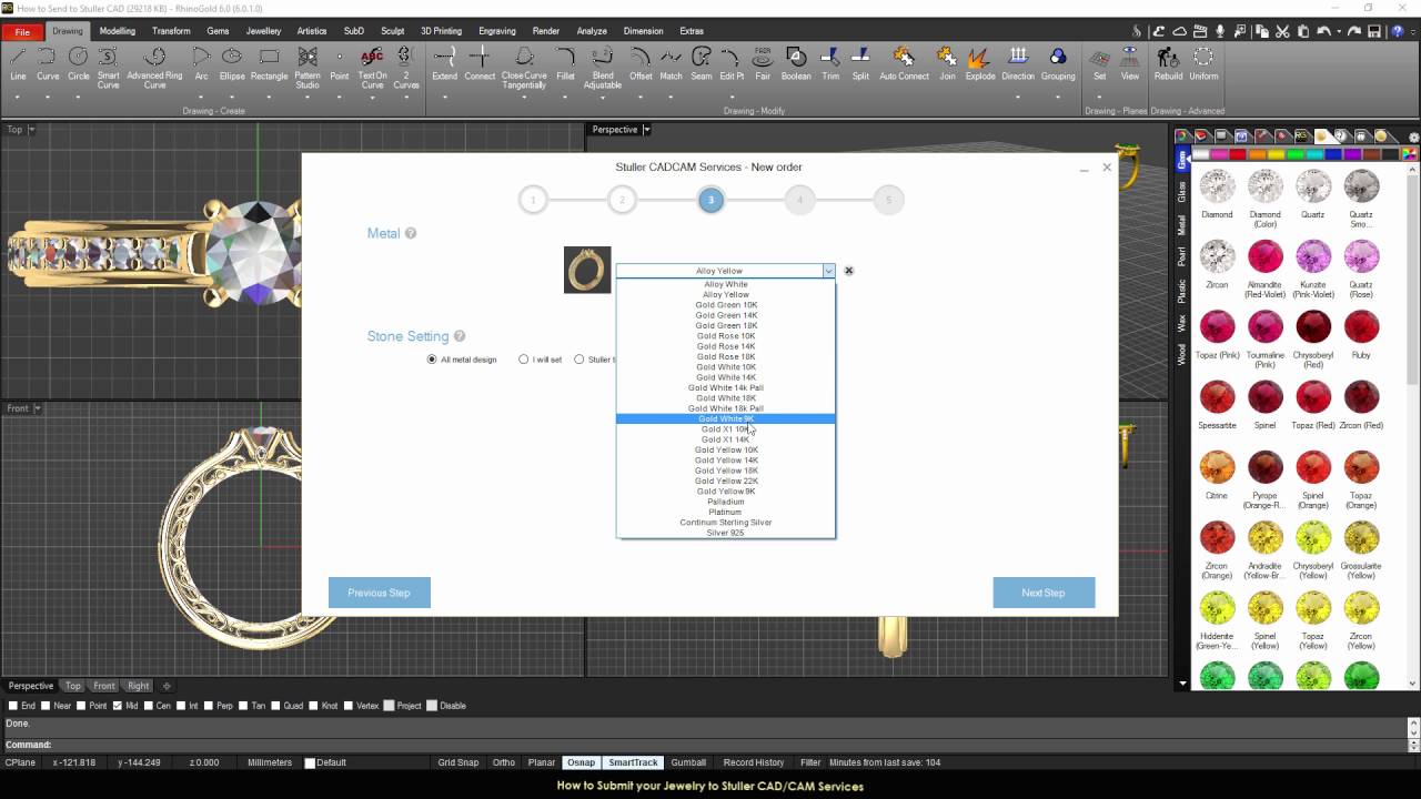 Stuller CAD/CAM Services - Submit your Jewelry