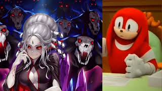 Knuckles rates RWBY crushes
