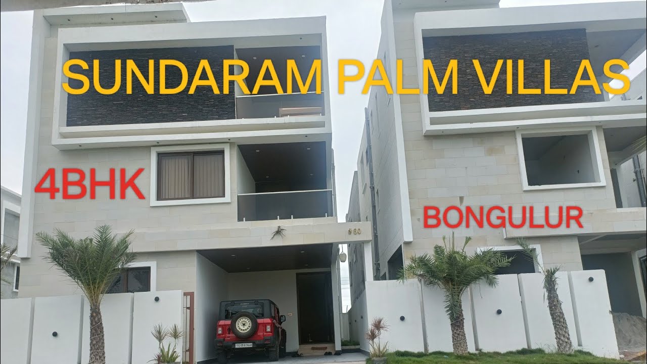 PREMIUM PRIVATE LUXURY 4BHK VILLAS FOR SALE @ BONGULUR SAGAR HIGHWAY