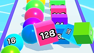 Ball Run 2048 Merge Number ! MAX LEVELS Gameplay Walkthrough New Update Part 301 android, ios