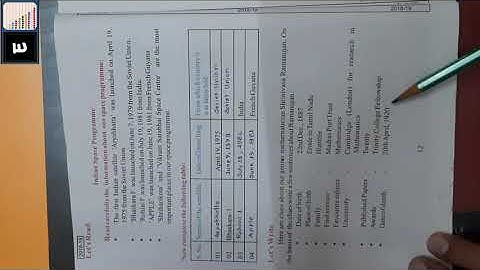 Class 8th, English, Chapter 2. Making of a Missile Man (Lecture 10)