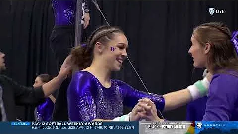 Geneva Thompson (Washington) Bars 2022 vs Utah 9.925