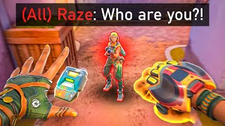 'Raze, what's your name?!'