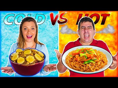 DESAFIO COMIDA QUENTE VS GELADA – HOT VS COLD FOOD CHALLENGE – JÉSSICA GODAR