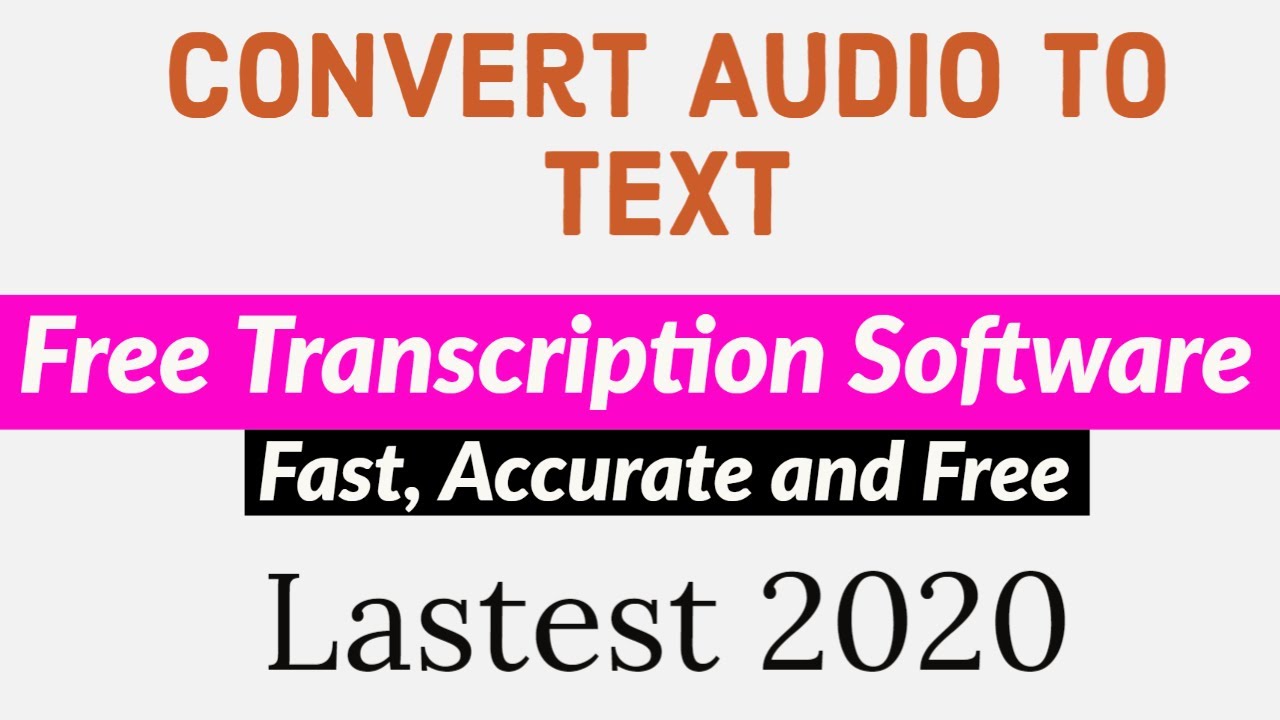 best free transcribing software