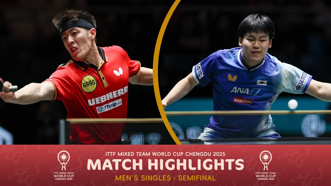 Dang/Qiu vs Sora/Matsushima | Semifinal - ITTF Mixed Team World Cup 2025