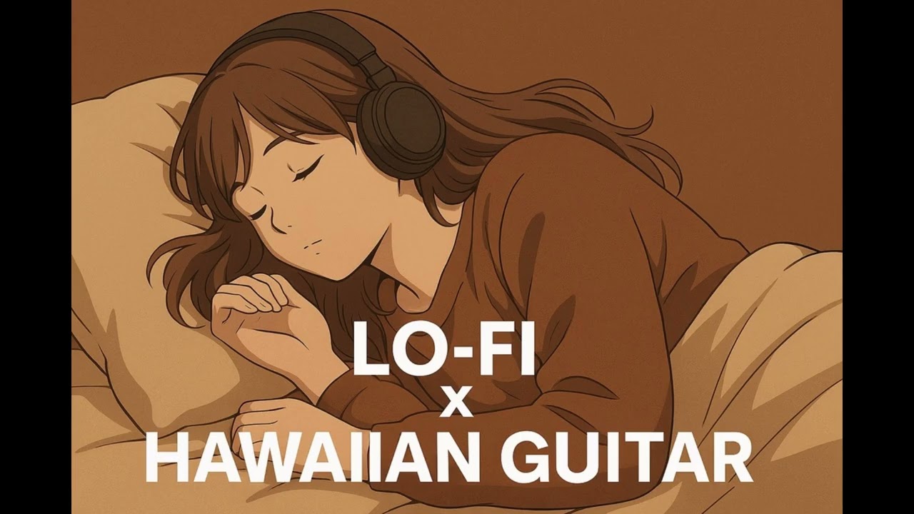 🌙🎧 Lo-Fi × Hawaiian Guitar – 10 Hours of Deep Sleep Music 😴✨ Soft, Calm & Peaceful Vibes 🌺