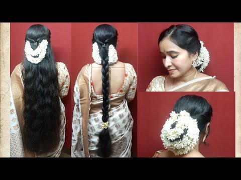 18 Indian Wedding Hairstyles with Jasmine Flowers  Bling Sparkle